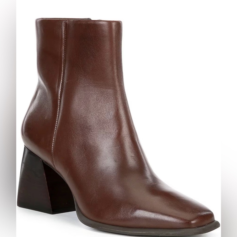 GB Brown Leather healed boots